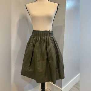 Anthropologie faux leather skirt